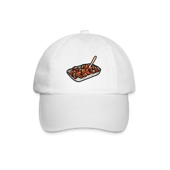 Berlin Currywurst Bratwurst Wurst Curry Grill - Baseball Cap - white/white - Front