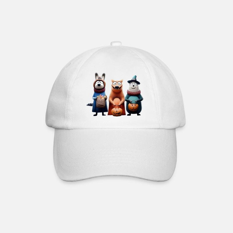 Halloween Squad – Süßes oder Saures Wooligans - Baseballkappe - Weiß/Weiß