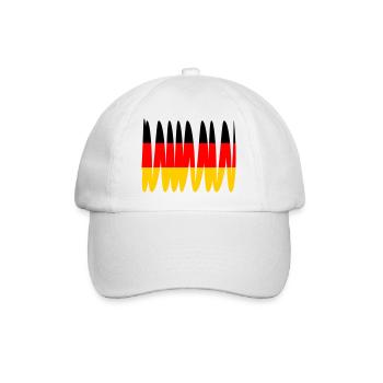 Germany Flag - Baseball Cap - white/white - Front