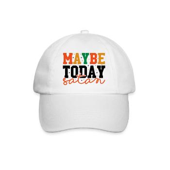 Colorful Letter Pattern Dots - Baseball Cap - white/white - Front