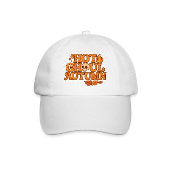 hot ghoul autumn/ y2k design - Baseballkappe - Weiß/Weiß - Vorne