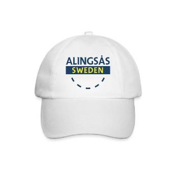 Alingsås Sweden Signboard - Baseball Cap - white/white - Front