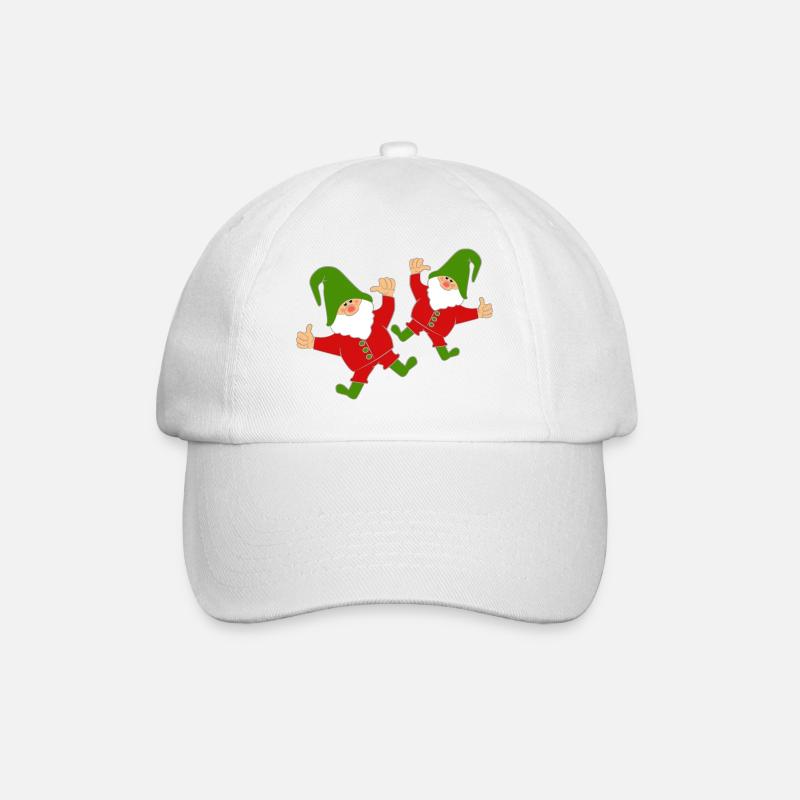 Wichtel - Baseballkappe - Weiß/Weiß