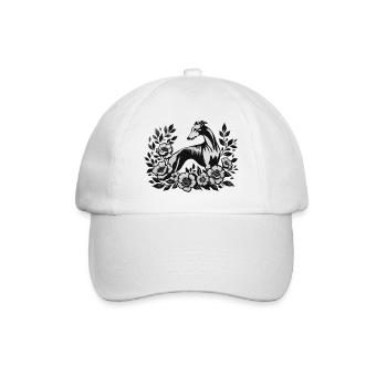 Galgo Stencil Art - Casquette classique - blanc/blanc - Devant