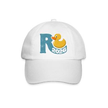Gummy Duck Pension 2026 - Retraite - Pension - Casquette classique - blanc/blanc - Devant