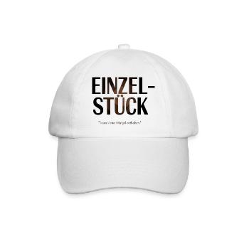 Single piece may contain small flaws Humorous - Baseball Cap - white/white - Front