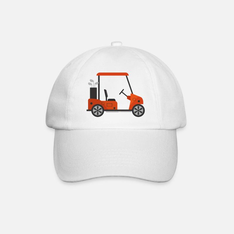 Voiturettes de golf - Casquette classique - blanc/blanc