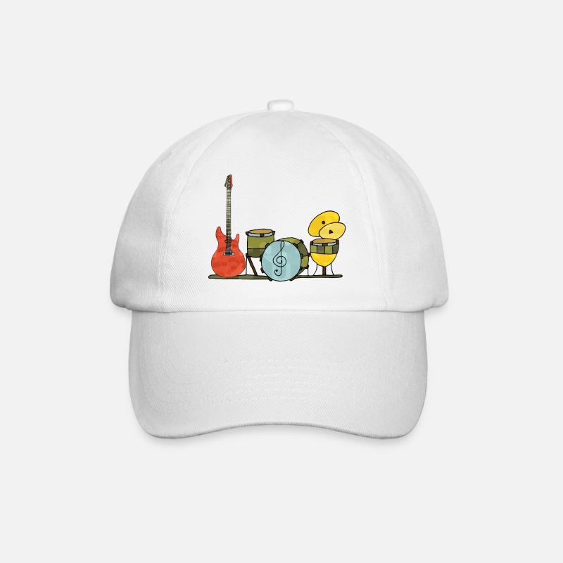 Instruments de musique - Casquette classique - blanc/blanc