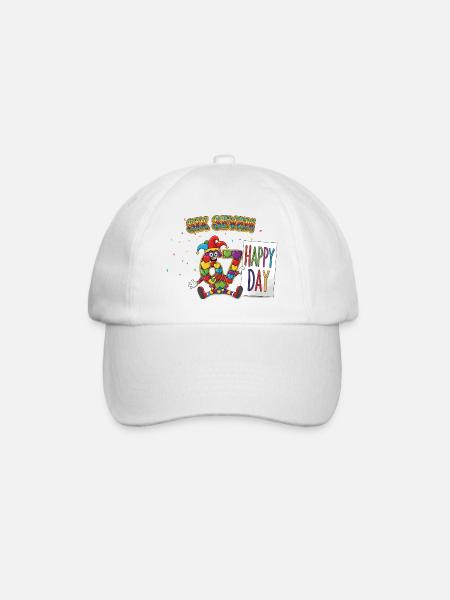 Italian  67 Meme Fasching Lustiges  - Baseballkasket - hvid/hvid