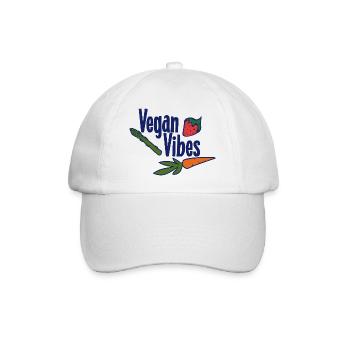 Vegan Vibes Veggie Trio - Baseball Cap - white/white - Front