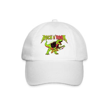 Rock N Roar Dino Rocker - Casquette classique - blanc/blanc - Devant