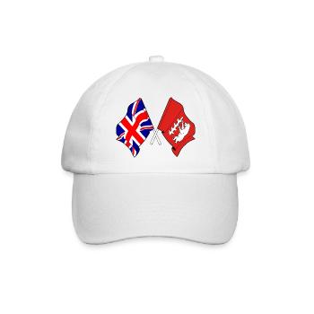 Warwickshire et Grande-Bretagne - Casquette classique - blanc/blanc - Devant
