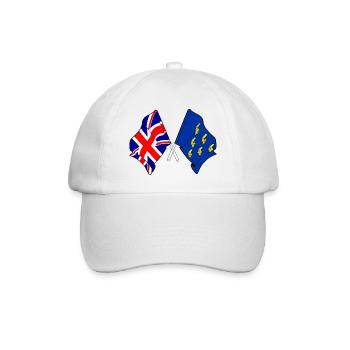 West Sussex flag & British flag - Baseball Cap - white/white - Front
