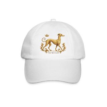 Libérez le Galgo - Broderie n°01 - Casquette classique - blanc/blanc - Devant