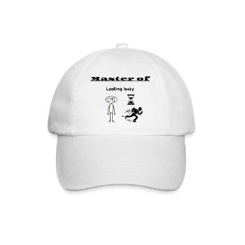Meister des beschäftigten Wirkens - Baseballkappe - Weiß/Weiß - Vorne