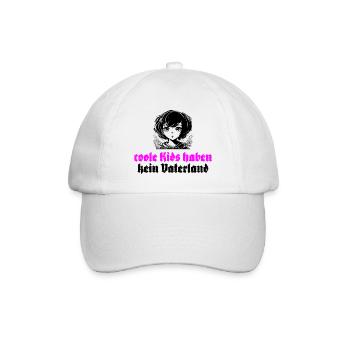 cool kids have no fatherland - Baseball Cap - white/white - Front
