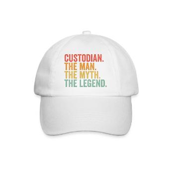 Gardien – L’Homme – Le Mythe – La Légende - Casquette classique - blanc/blanc - Devant