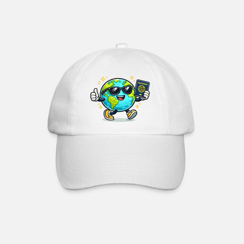 Globe Buddy Pass-Abenteuer - Baseballkappe - Weiß/Weiß