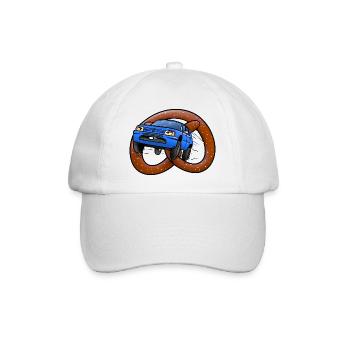 Les bretzels à roulettes - Casquette classique - blanc/blanc - Devant