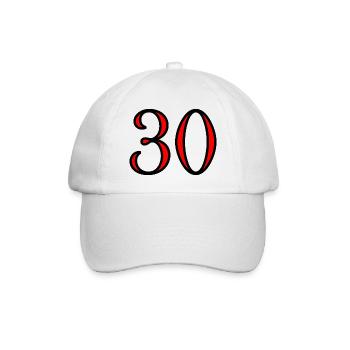 ANNIVERSAIRE. HAPPY BIRTHDAY. JOYEUX ANNIVERSAIRE. - Casquette classique - blanc/blanc - Devant