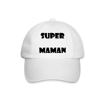 MOM. MOTHER'S DAY. HEART. FEAST. HAPPY BIRTHDAY - Baseball Cap - white/white - Front