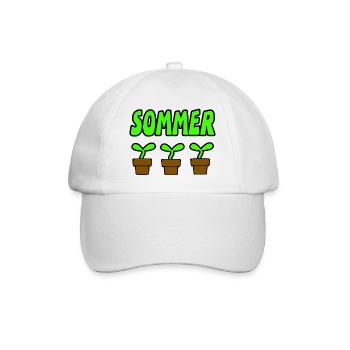 Sommer - Baseballkappe - Weiß/Weiß - Vorne