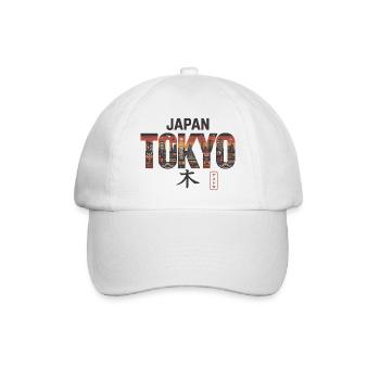Japan Tokyo skyline for Japan fans and Tokyo - Baseball Cap - white/white - Front