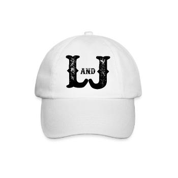L et J ont détruit le monogramme - Casquette classique - blanc/blanc - Devant