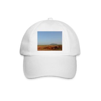 Horizon désertique et sols rouges - Casquette classique - blanc/blanc - Devant