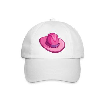 Chapeau de cowboy rose - Casquette classique - blanc/blanc - Devant