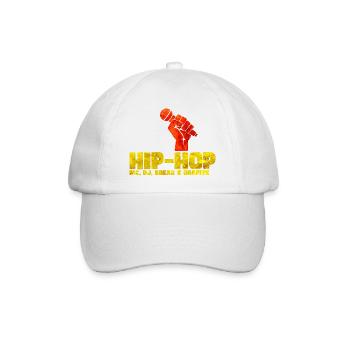 Hip Hop Fist Basketball Tee - Baseball Cap - white/white - Front