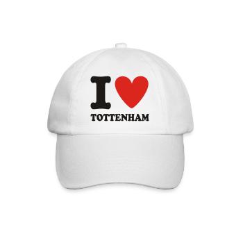 I LOVE TOTTENHAM - Baseball Cap - white/white - Front