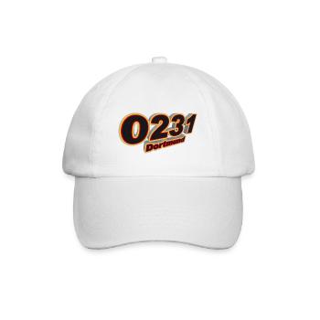 0231 Dortmund - Baseball Cap - white/white - Front