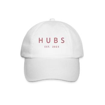 Hubs Est. 2023 Engagement For Groom's Wedding - Baseball Cap - white/white - Front