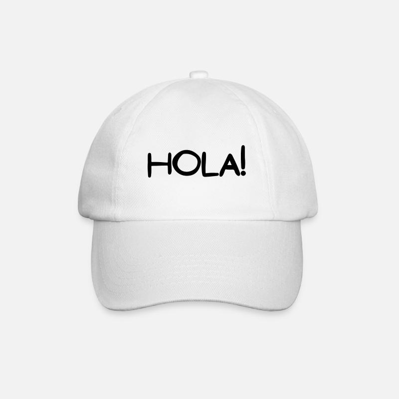 Hola - Baseballkappe - Weiß/Weiß