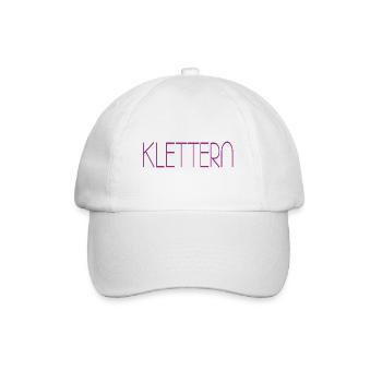 klettern - Baseballkappe - Weiß/Weiß - Vorne