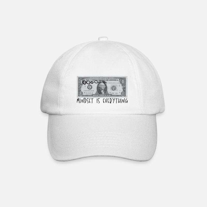 MINDSETIS EVERYTING - Casquette classique - blanc/blanc