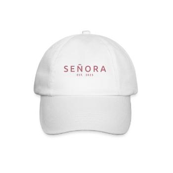 Señora Est. 2023 Engagement Bride To Be Wedding - Baseball Cap - white/white - Front