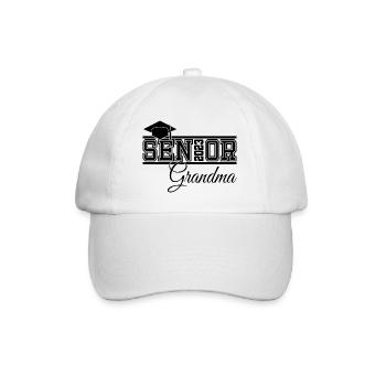 Senior 2023 Oma Stolze Oma von Graduate - Baseballkappe - Weiß/Weiß - Vorne