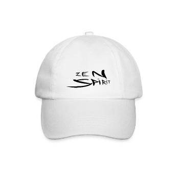 zen spirit lettre - Casquette classique - blanc/blanc - Devant
