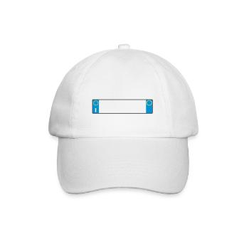 plaque Italie_g1 - Casquette classique - blanc/blanc - Devant