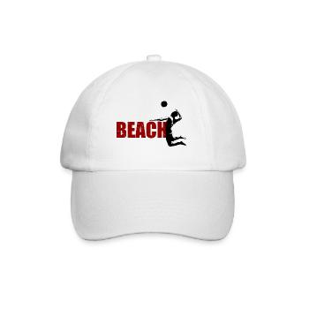 Beach-volley - joueur de volley-ball - Casquette classique - blanc/blanc - Devant
