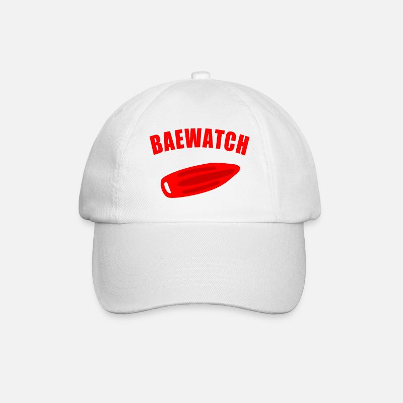 BAEWATCH LIFEGUARD Nageur maître nageur - Casquette classique - blanc/blanc
