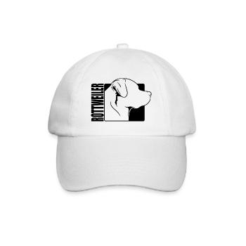 Rottweiler Profile Dogs Dog Wilsigns - Baseball Cap - white/white - Front
