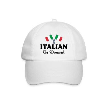 Italian Translator Italian Interpreter - Baseball Cap - white/white - Front