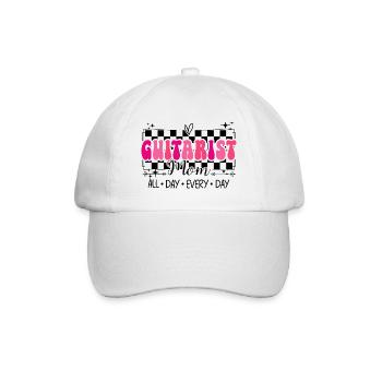 Guitare Musicienne Maman Guitariste - Casquette classique - blanc/blanc - Devant