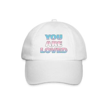 You are loved - Baseball Cap - white/white - Front