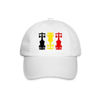 Formula Belgium Formula Racing Belgium Flag - Baseball Cap - white/white - Front