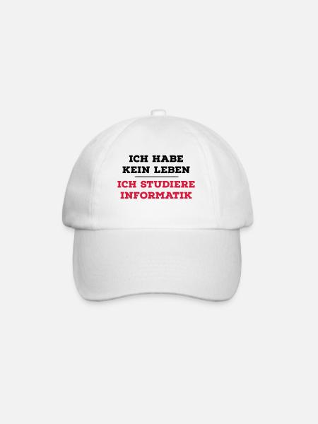 Informatiker - Baseballkappe - Weiß/Weiß