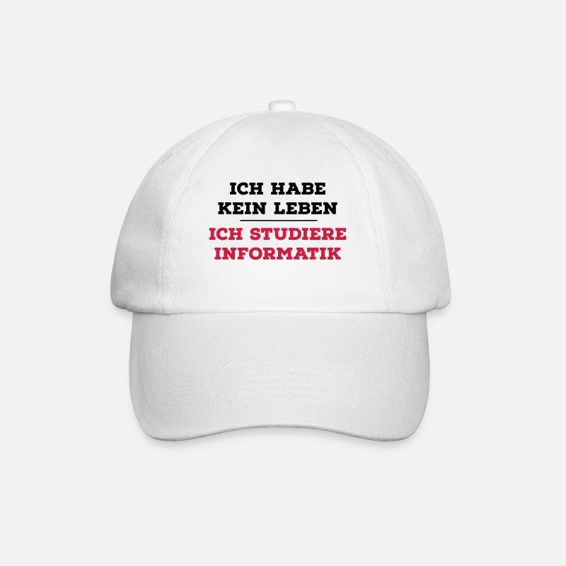 Informatiker - Baseballkappe - Weiß/Weiß